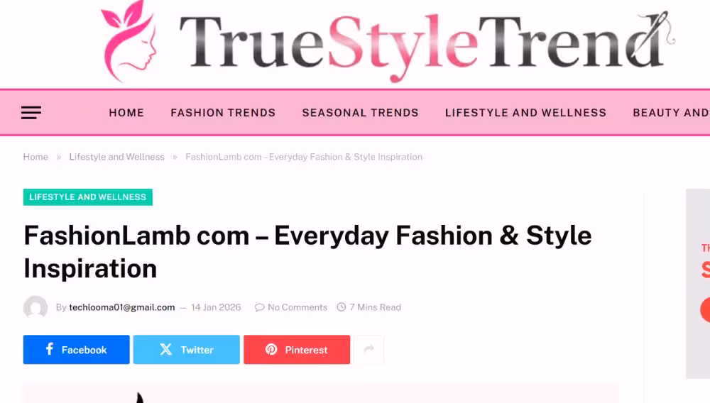 FashionLamb Com: The Ultimate Guide to Modern Style Trends